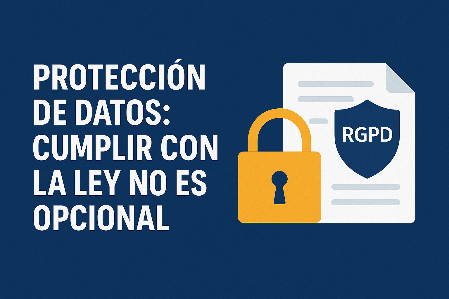 Protección de datos: cumplir con la ley no es opcional